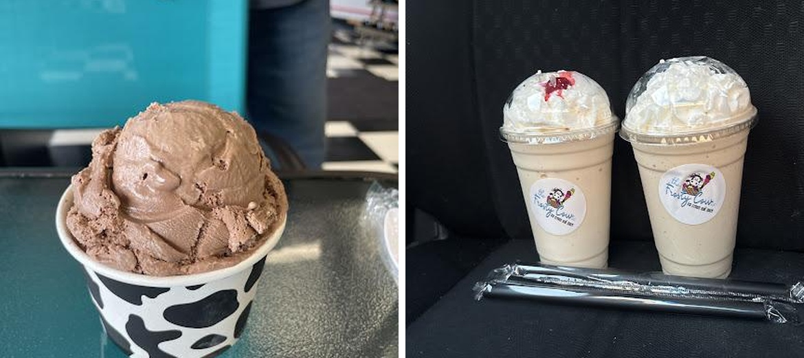 The Frosty Cow LLC Menu